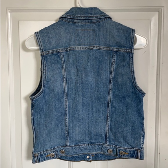 Levi's Blue Denim Vest - Picture 6 of 6